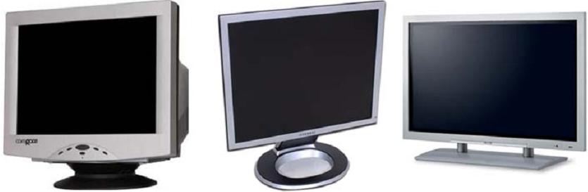 Monitor Tabung (CRT), LCD, dan Plasma